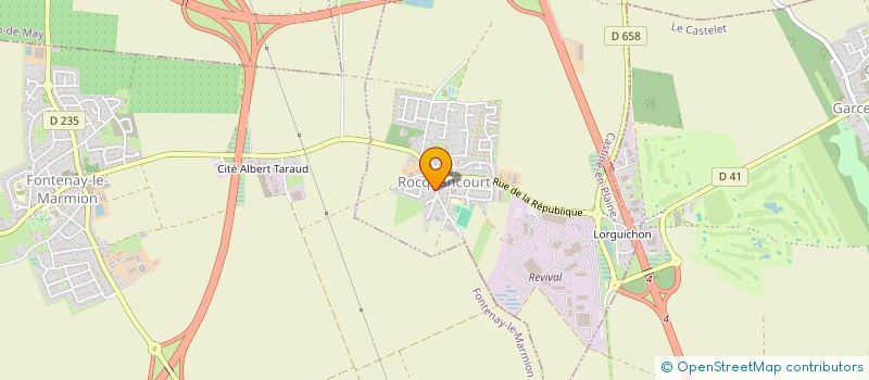 localisation de l'entreprise MONSIEUR PHILIPPE VIEL  CASTINE-EN-PLAINE