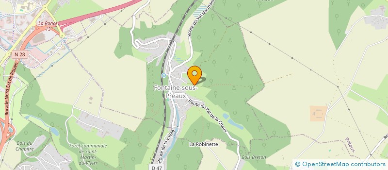 localisation de l'entreprise MONSIEUR PHILIPPE VIEL  FONTAINE-SOUS-PREAUX