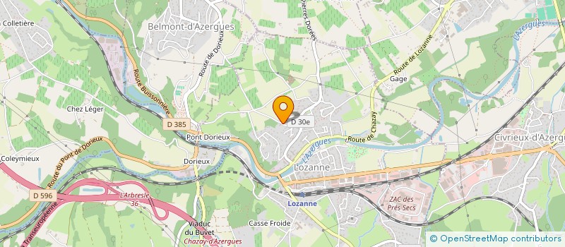 localisation de l'entreprise MONSIEUR PHILIPPE VIENNET  LOZANNE