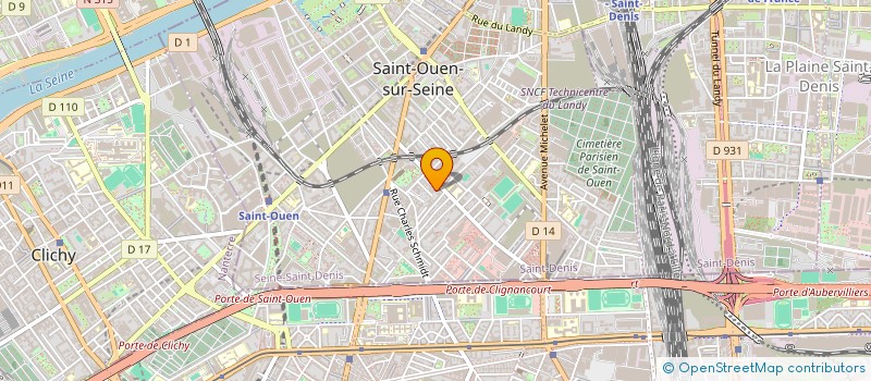 localisation de l'entreprise MONSIEUR PHILIPPE VIEUX à SAINT-OUEN-SUR-SEINE