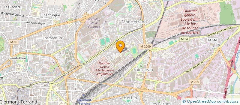 localisation de l'entreprise MONSIEUR PHILIPPE VIGNAND  CLERMONT-FERRAND