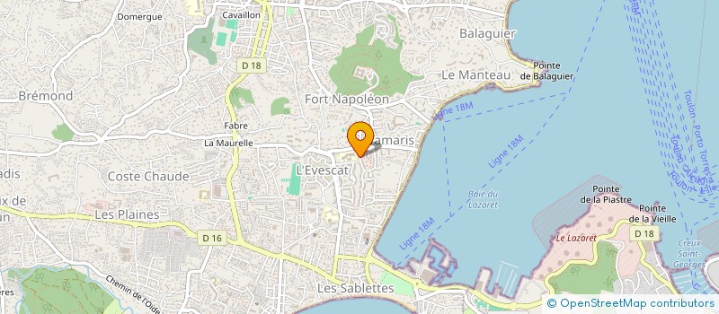 localisation de l'entreprise MONSIEUR PHILIPPE VIGNAUX à LA SEYNE-SUR-MER