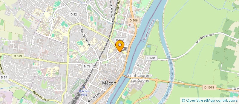 localisation de l'entreprise MONSIEUR PHILIPPE VIGNE à MACON