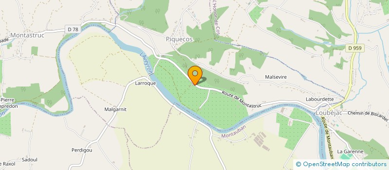 localisation de l'entreprise MONSIEUR PHILIPPE VIGUIER  PIQUECOS