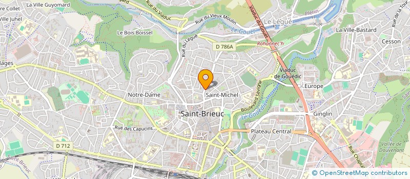 localisation de l'entreprise MONSIEUR PHILIPPE VILLALARD à SAINT-BRIEUC
