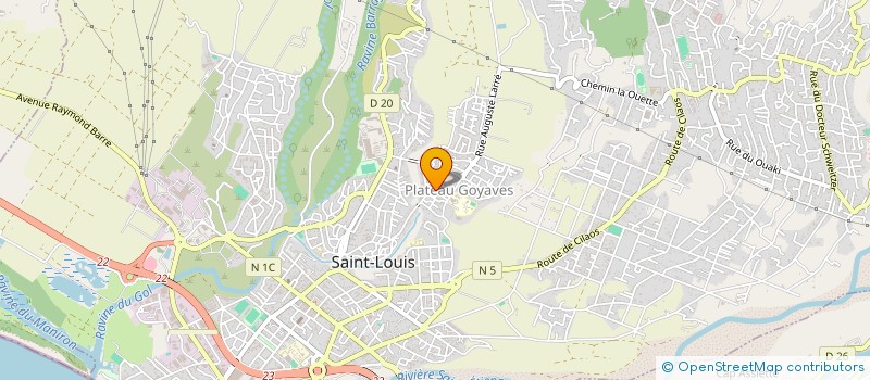 localisation de l'entreprise MONSIEUR PHILIPPE VILLALONGUE à SAINT-LOUIS