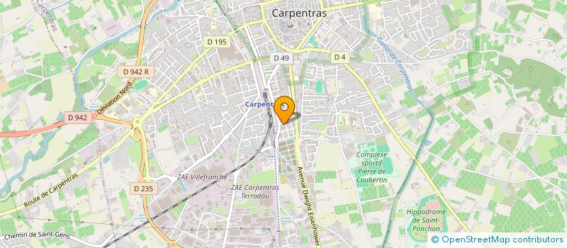 localisation de l'entreprise MONSIEUR PHILIPPE VILLAR à CARPENTRAS