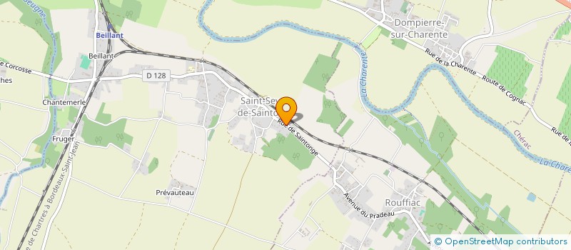 localisation de l'entreprise MONSIEUR PHILIPPE VILLARD  SAINT-SEVER-DE-SAINTONGE