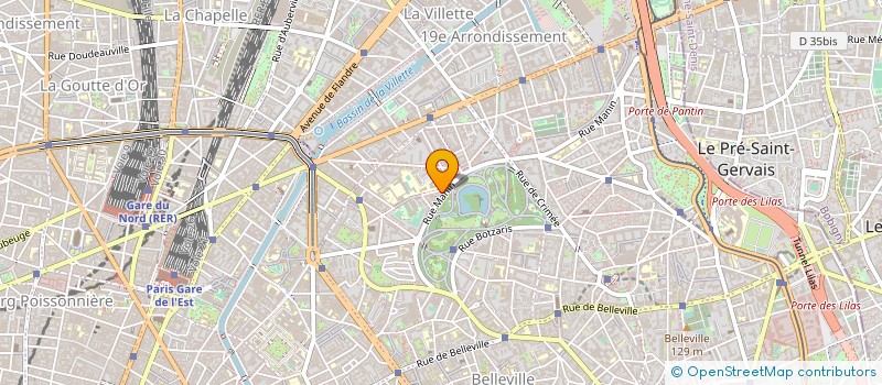 localisation de l'entreprise MONSIEUR PHILIPPE VILLATTE  PARIS