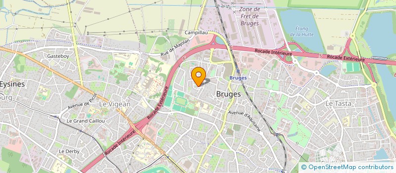 localisation de l'entreprise MONSIEUR PHILIPPE VILLENEUVE  BRUGES