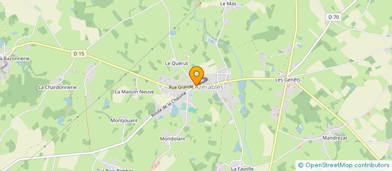 localisation de l'entreprise MONSIEUR PHILIPPE VILLEPLANE à AZERABLES