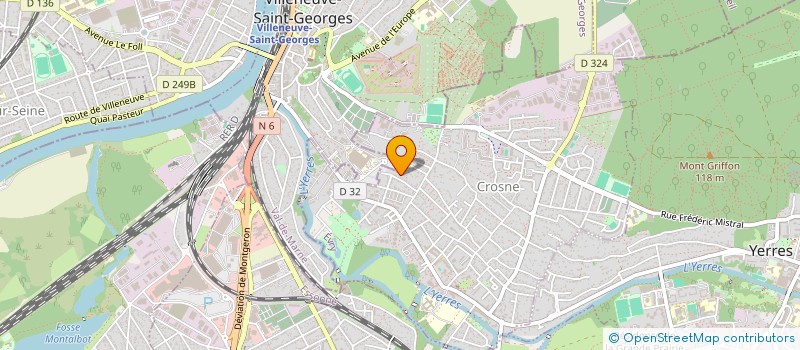 localisation de l'entreprise MONSIEUR PHILIPPE VIMONT à CROSNE