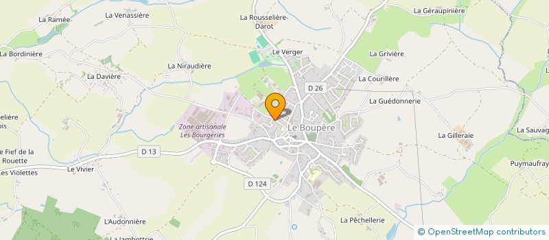 localisation de l'entreprise MONSIEUR PHILIPPE VINCENDEAU à LE BOUPERE