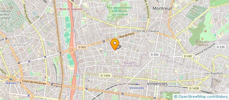 localisation de l'entreprise MONSIEUR PHILIPPE VINCENOT à MONTREUIL