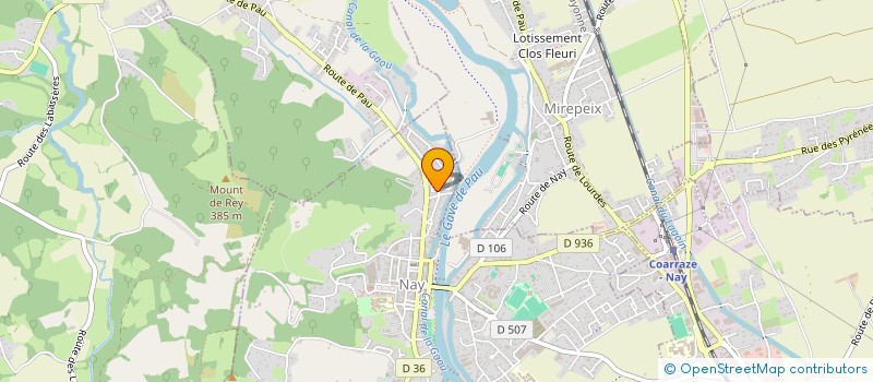 localisation de l'entreprise MONSIEUR PHILIPPE VINCENT  NAY