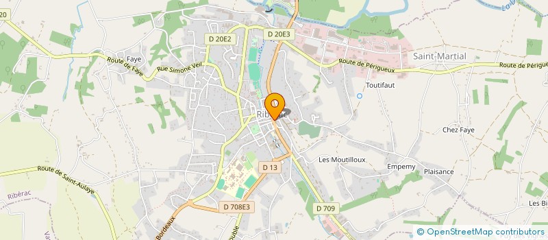 localisation de l'entreprise MONSIEUR PHILIPPE VINCENT à RIBERAC