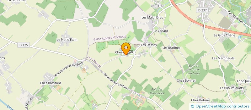 localisation de l'entreprise MONSIEUR PHILIPPE VINET à LES ESSARDS