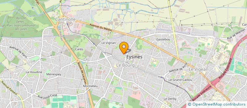 localisation de l'entreprise MONSIEUR PHILIPPE VINOLO  EYSINES