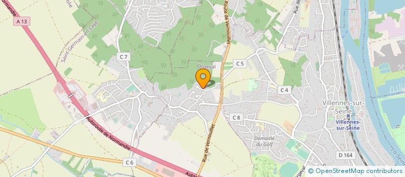 localisation de l'entreprise MONSIEUR PHILIPPE VIOT  ORGEVAL