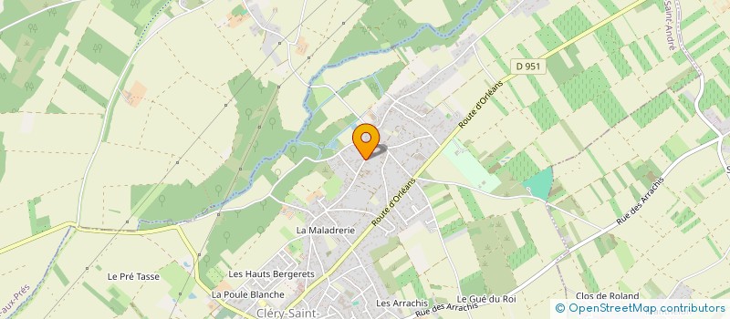 localisation de l'entreprise MONSIEUR PHILIPPE VIRY à CLERY-SAINT-ANDRE