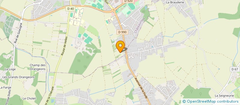 localisation de l'entreprise MONSIEUR PHILIPPE VITRY à CHATEAUROUX