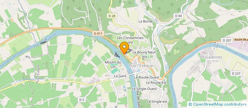 localisation de l'entreprise MONSIEUR PHILIPPE VITTECOQ  VIRE-SUR-LOT