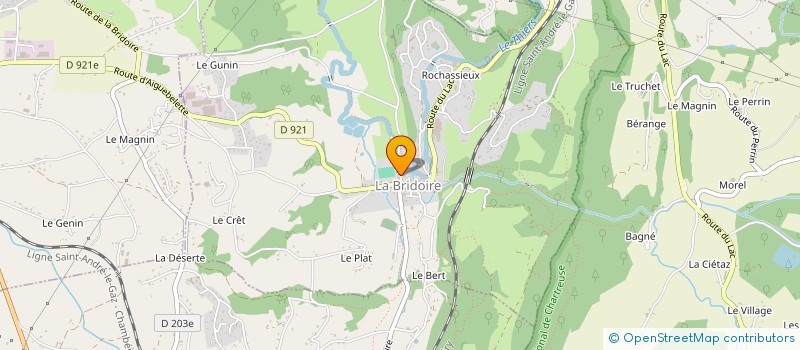 localisation de l'entreprise MONSIEUR PHILIPPE VITTOZ  LA BRIDOIRE