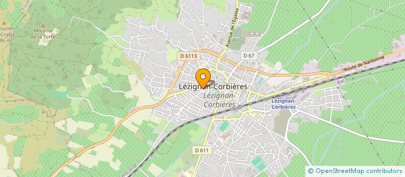 localisation de l'entreprise MONSIEUR PHILIPPE VIU  LEZIGNAN-CORBIERES