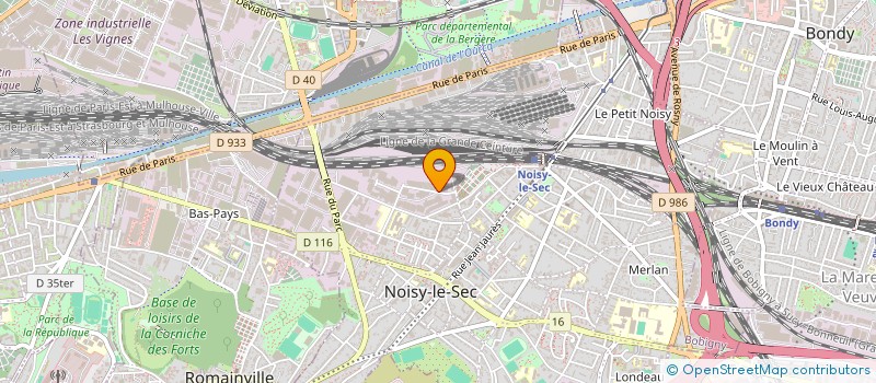 localisation de l'entreprise MONSIEUR PHILIPPE VOIRIN à NOISY-LE-SEC