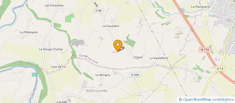 localisation de l'entreprise MONSIEUR PHILIPPE VOISIN à CONDE-SUR-VIRE