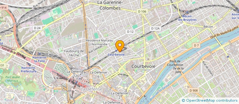 localisation de l'entreprise MONSIEUR PHILIPPE VOISIN à COURBEVOIE
