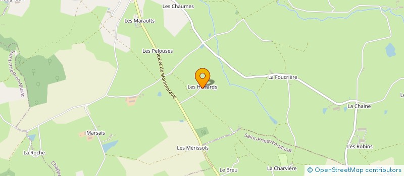 localisation de l'entreprise MONSIEUR PHILIPPE VOLAT  CHAPPES