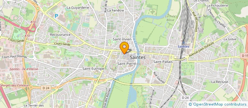 localisation de l'entreprise MONSIEUR PHILIPPE VOLUET à SAINTES