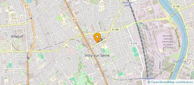 localisation de l'entreprise MONSIEUR PHILIPPE VONGKHAM  VITRY-SUR-SEINE