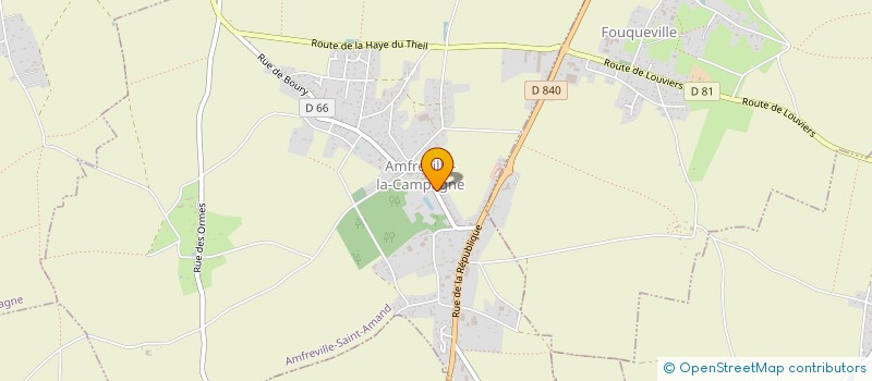 localisation de l'entreprise MONSIEUR PHILIPPE VORANGER à AMFREVILLE-SAINT-AMAND