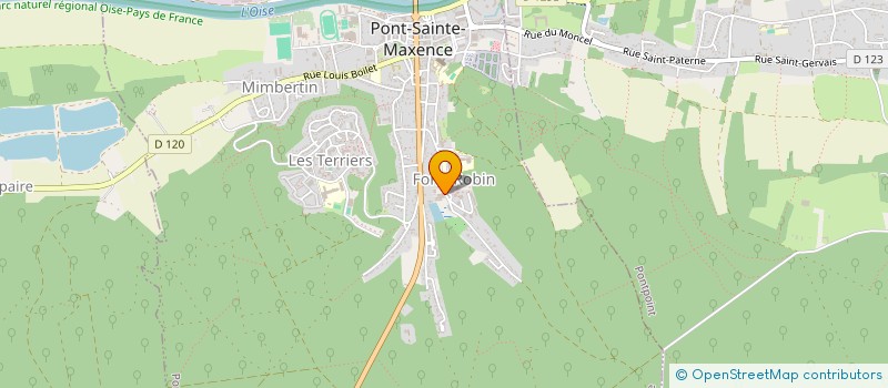 localisation de l'entreprise MONSIEUR PHILIPPE VOTAT  PONT-SAINTE-MAXENCE