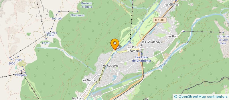 localisation de l'entreprise MONSIEUR PHILIPPE VOUILLAMOZ  CHAMONIX-MONT-BLANC