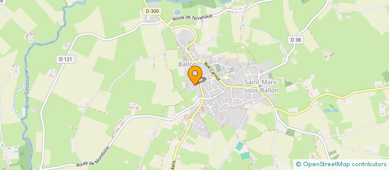 localisation de l'entreprise MONSIEUR PHILIPPE VOVARD  BALLON-SAINT MARS