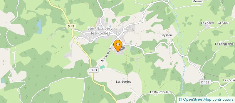 localisation de l'entreprise MONSIEUR PHILIPPE VRIET LABROUCHE  SAINT-EXUPERY-LES-ROCHES