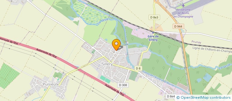localisation de l'entreprise MONSIEUR PHILIPPE VUILLEMET-JACQUART  SILLERY