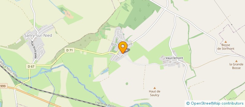 localisation de l'entreprise MONSIEUR PHILIPPE WAGNER  BAZONCOURT