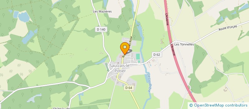 localisation de l'entreprise MONSIEUR PHILIPPE WANES  SAULZAIS-LE-POTIER