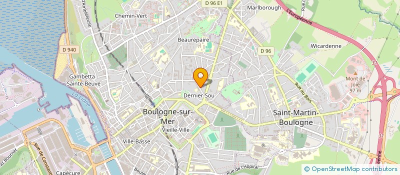 localisation de l'entreprise MONSIEUR PHILIPPE WARD à BOULOGNE-SUR-MER