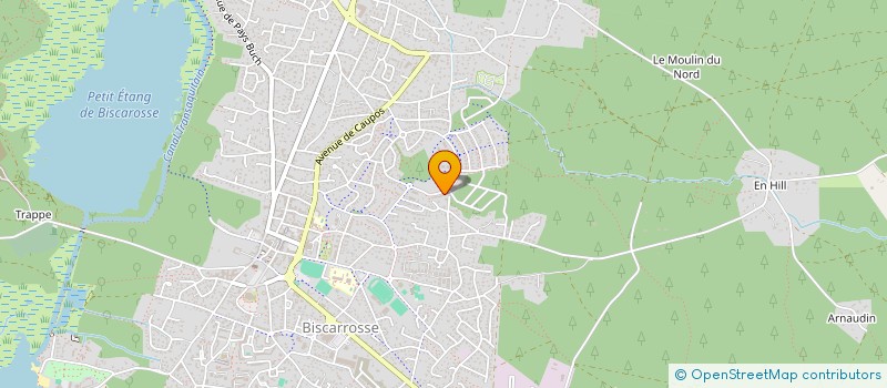 localisation de l'entreprise MONSIEUR PHILIPPE WARZECKA  BISCARROSSE