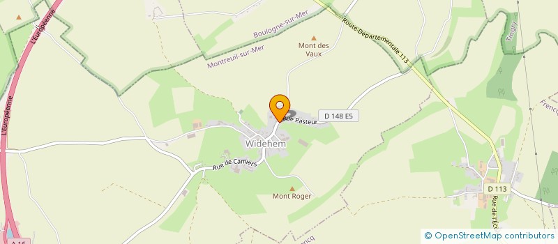 localisation de l'entreprise MONSIEUR PHILIPPE WASSELIN  WIDEHEM