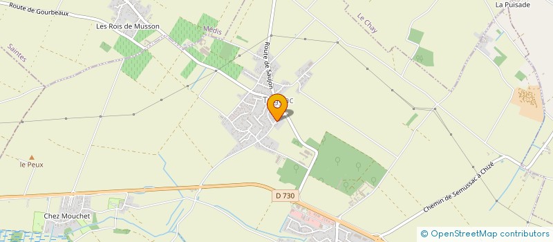 localisation de l'entreprise MONSIEUR PHILIPPE WATEL  SEMUSSAC