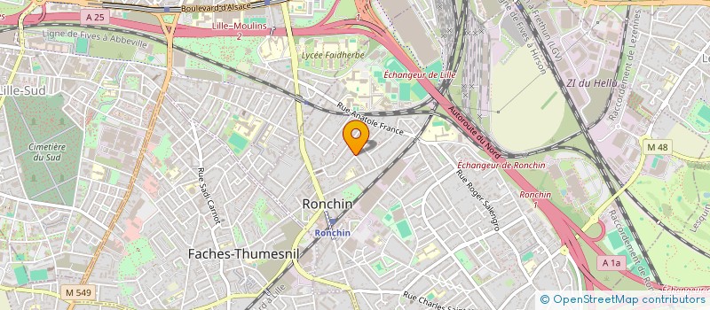 localisation de l'entreprise MONSIEUR PHILIPPE WATEL à RONCHIN
