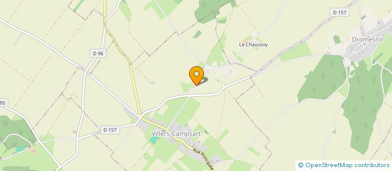 localisation de l'entreprise MONSIEUR PHILIPPE WATELAIN  VILLERS-CAMPSART