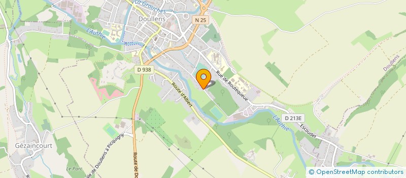 localisation de l'entreprise MONSIEUR PHILIPPE WATRE à DOULLENS