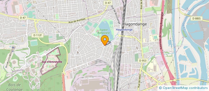 localisation de l'entreprise MONSIEUR PHILIPPE WEBER à HAGONDANGE